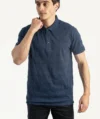 Polos Celio Basique Bleu Nuit