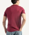 T-Shirts CHAMPION Rouge Bordeau – Image 2