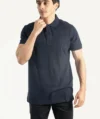 Polos ID Basique Bleu Nuit
