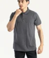 Polos ID Basique Gris Foncé
