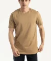 T-Shirts Selected Basique Marron