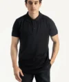Polos RUSSELL Basique Noir