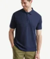 Polos FRUIT OF THE LOOM Basique Bleu