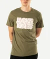 T-Shirts JACK&JONES Imprimé Vert Olive
