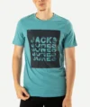 T-Shirts JACK&JONES Imprimé Bleu