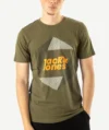 T-Shirts JACK&JONES Imprimé Vert Olive