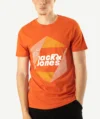 T-Shirts JACK&JONES Imprimé Orange