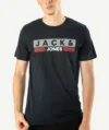 T-Shirts JACK&JONES Imprimé Bleu Nuit