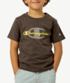T-Shirts CHAMPION Enfant Gris Fonc?