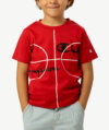 T-Shirts CHAMPION Enfant Rouge