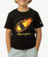 T-Shirts CHAMPION Enfant Noir