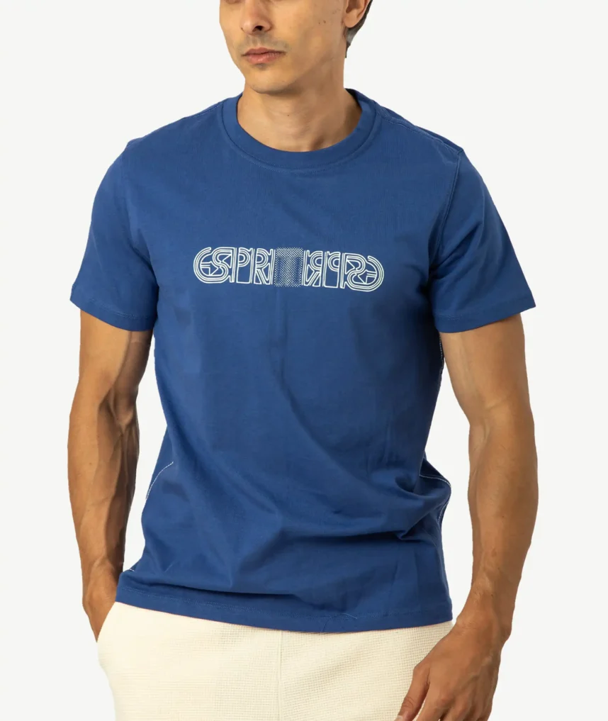 T-Shirts Esprit Bleu – Image 1