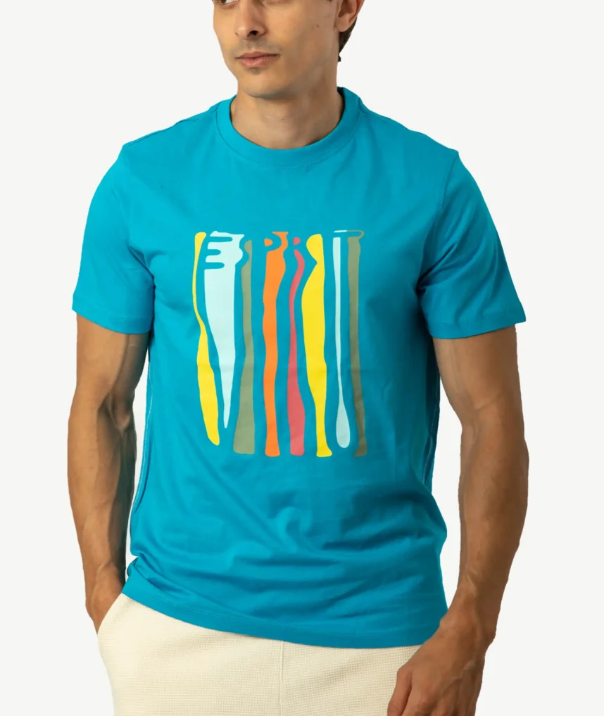 T-Shirts Esprit Bleu – Image 1