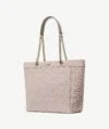 Sac fourre-tout en tissu matelassé Spade Flower – Image 3