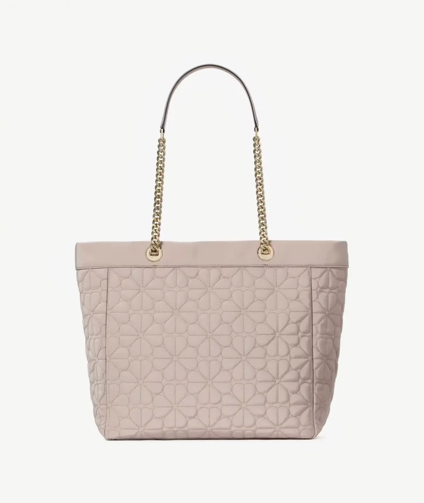 Sac fourre-tout en tissu matelassé Spade Flower – Image 5