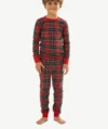 Pyjamas à Carreaux Rouge Enfant