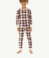 Pyjamas à Carreaux Blanc et Rouge Enfant