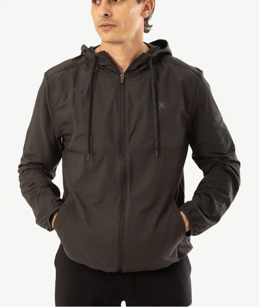Vestes à capuche Hurley Noir – Image 1