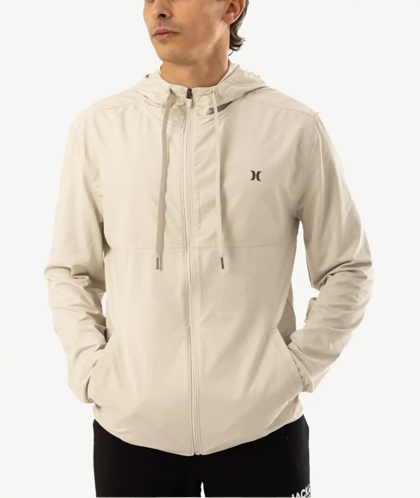 Vestes à capuche Hurley Blanc Cassé – Image 1