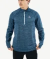Pull Demi-zippé Sport REEBOK Bleu