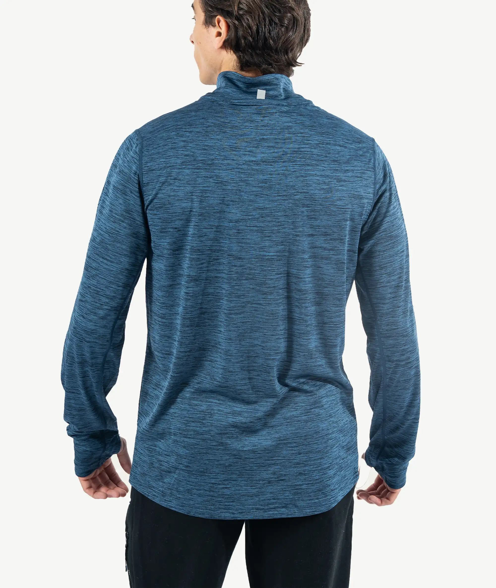 E-193021003-006_B Pull Demi-zippé Sport REEBOK Bleu – Image 2