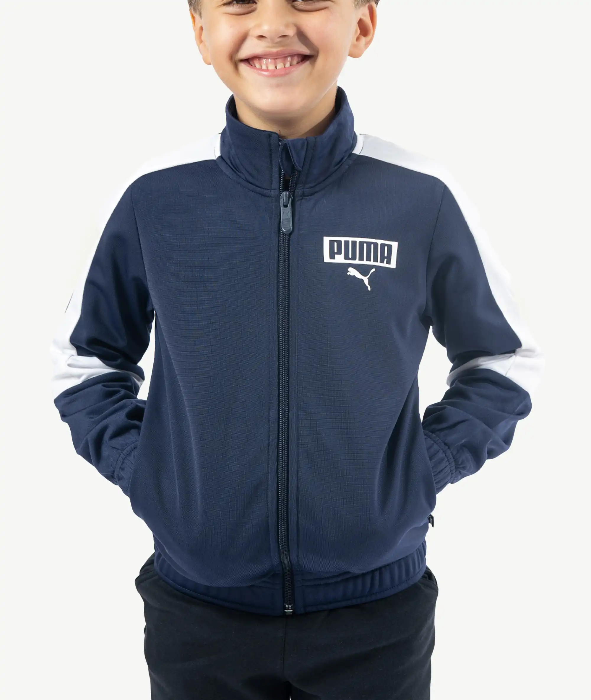E-213036004-006_A Veste Survêtement PUMA Pour Garçon Bleu – Image 1