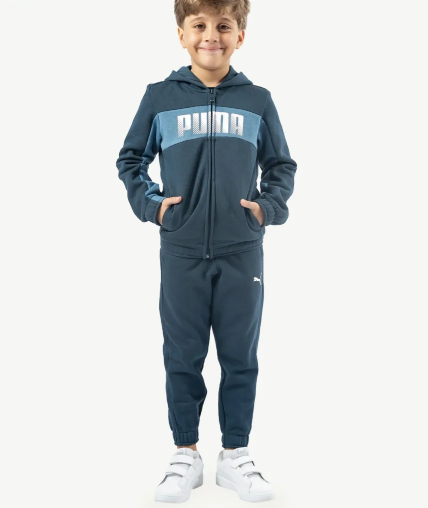 Ensemple Jogging PUMA Garçon Bleu