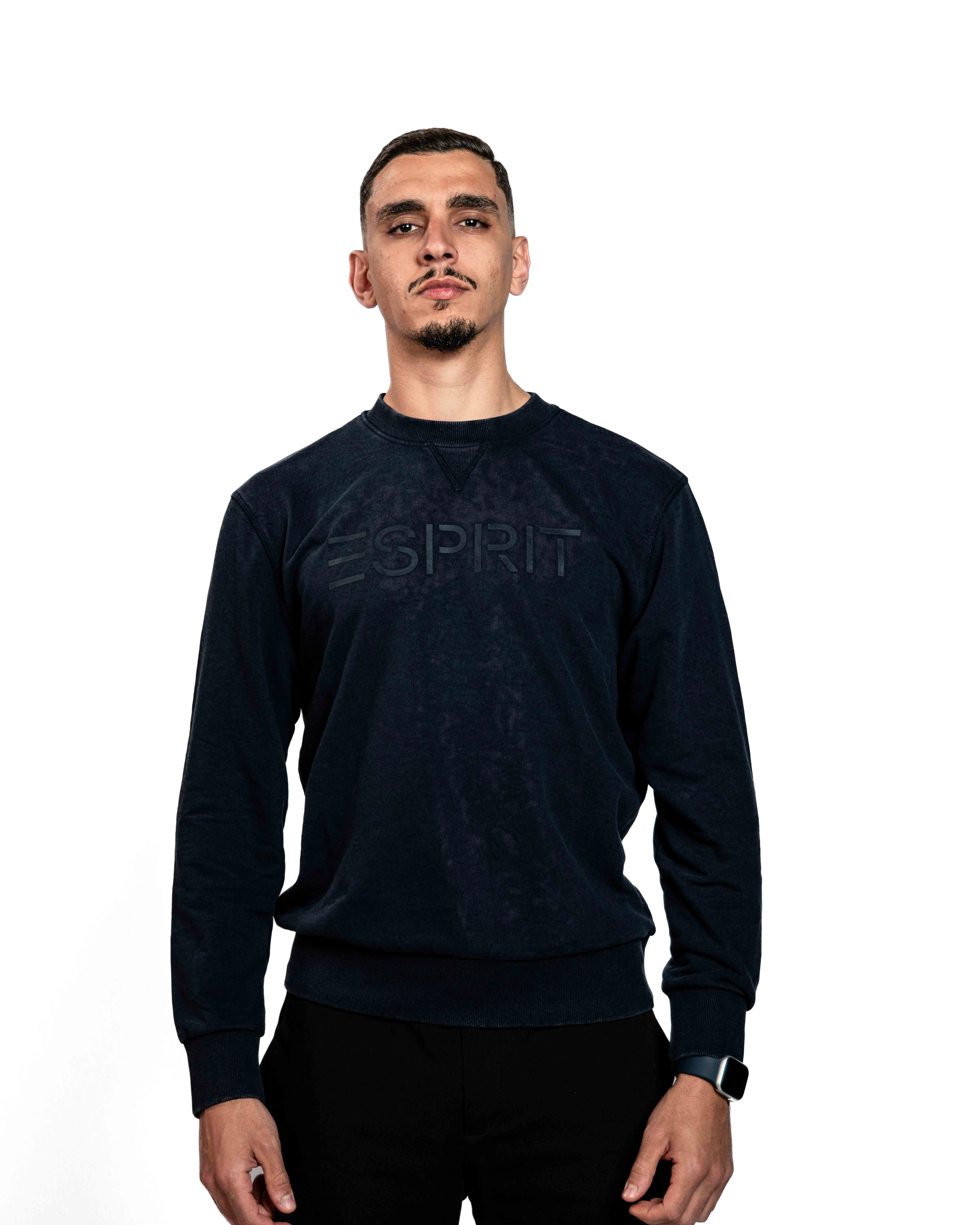 E-013EE2J302_A Sweatshirt En Coton Coupe Décontractée – Image 1