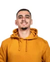Hoodies JACK&JONES Basique Jaune Moutarde