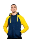 Hoodies JACK&JONES Basique Bleu, jaune
