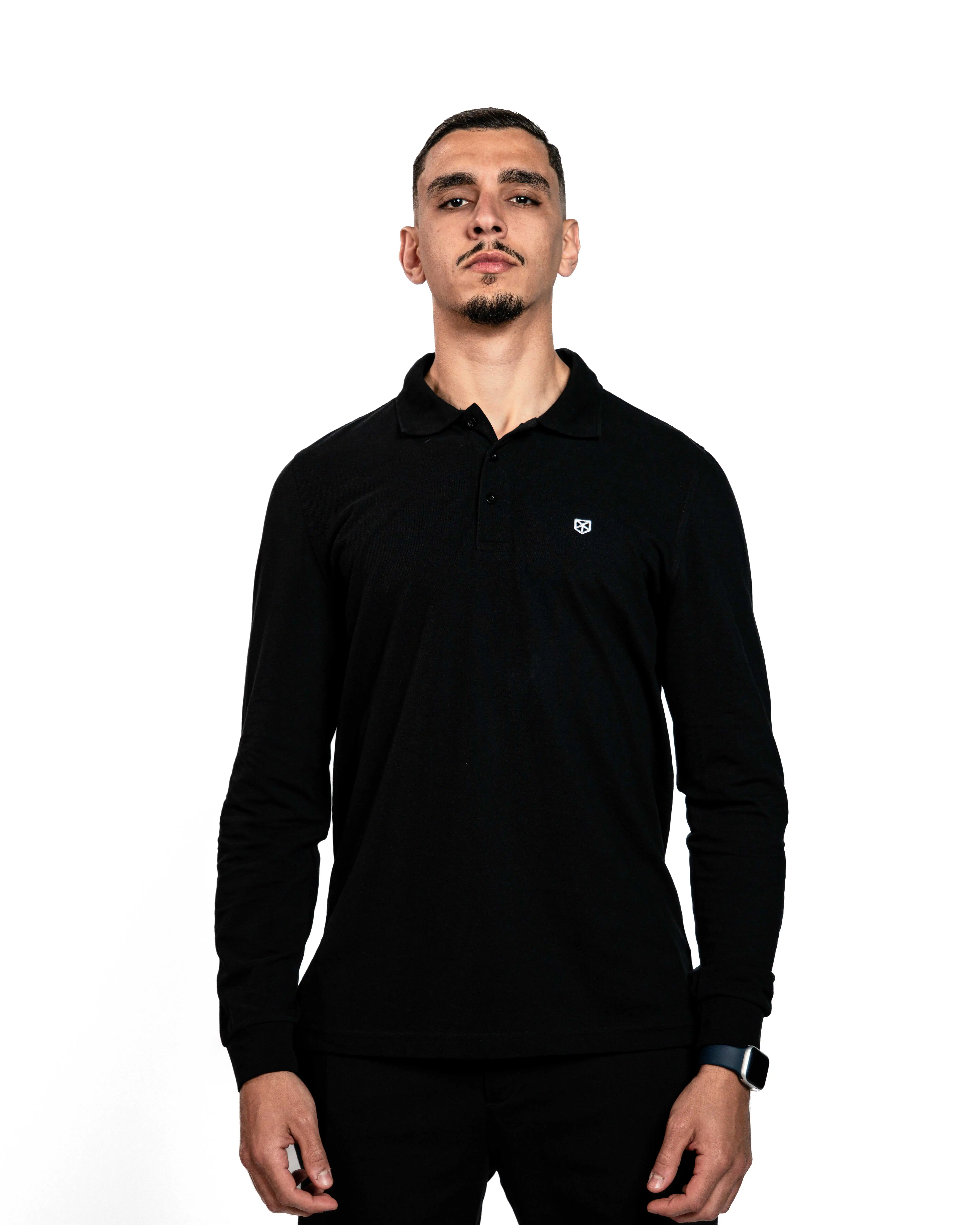Polo Manches Longues JACK&JONES Noir
