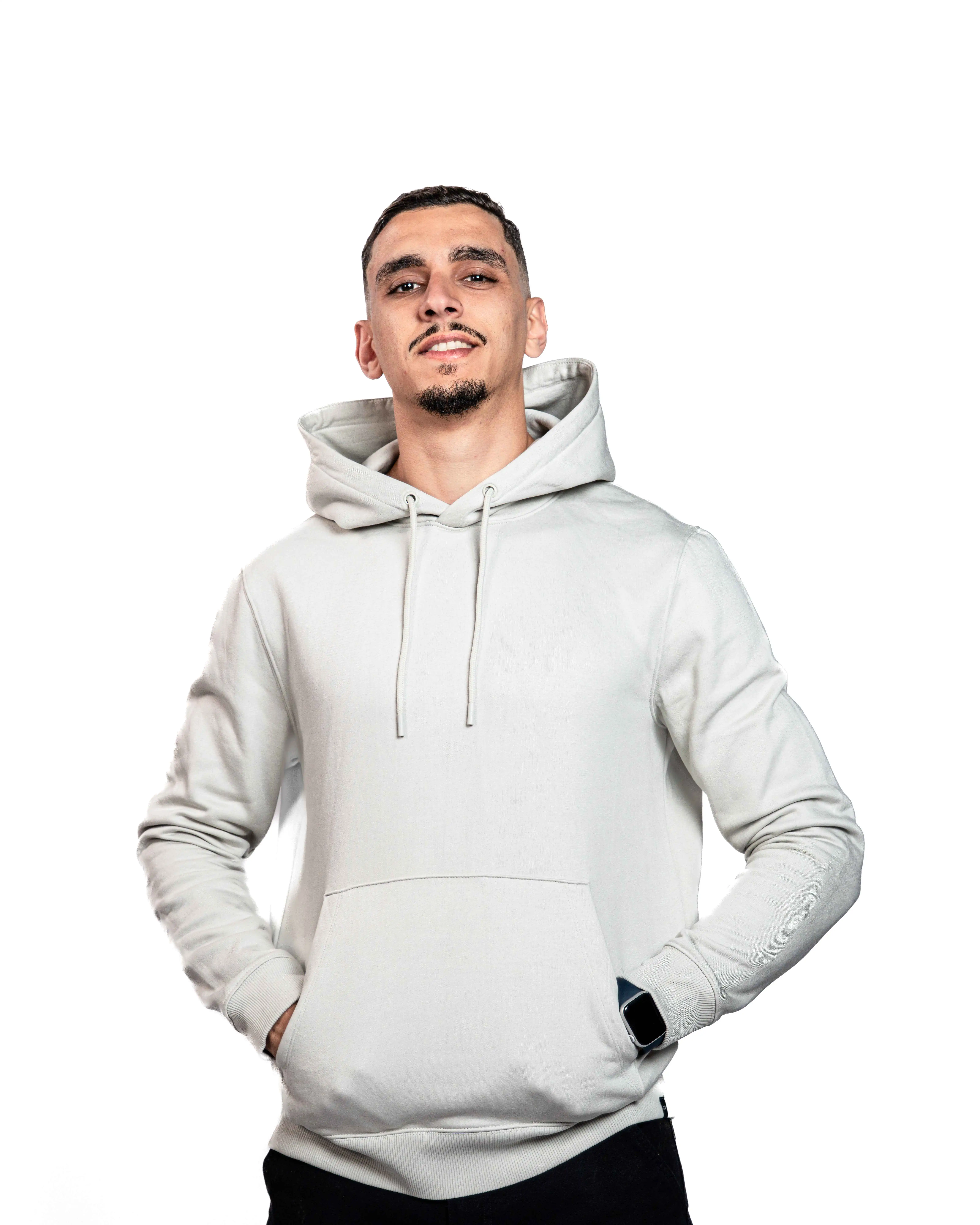 E-143010004-009_A Hoodies JULES Basique vert clair – Image 1
