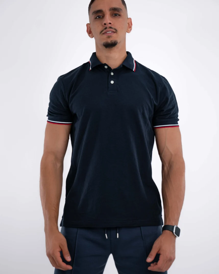 Polo Demi-Manches Celio Bleu Nuit