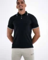 Polo Demi-Manches Celio Noir
