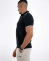 Polo Demi-Manches Celio Noir – Image 3