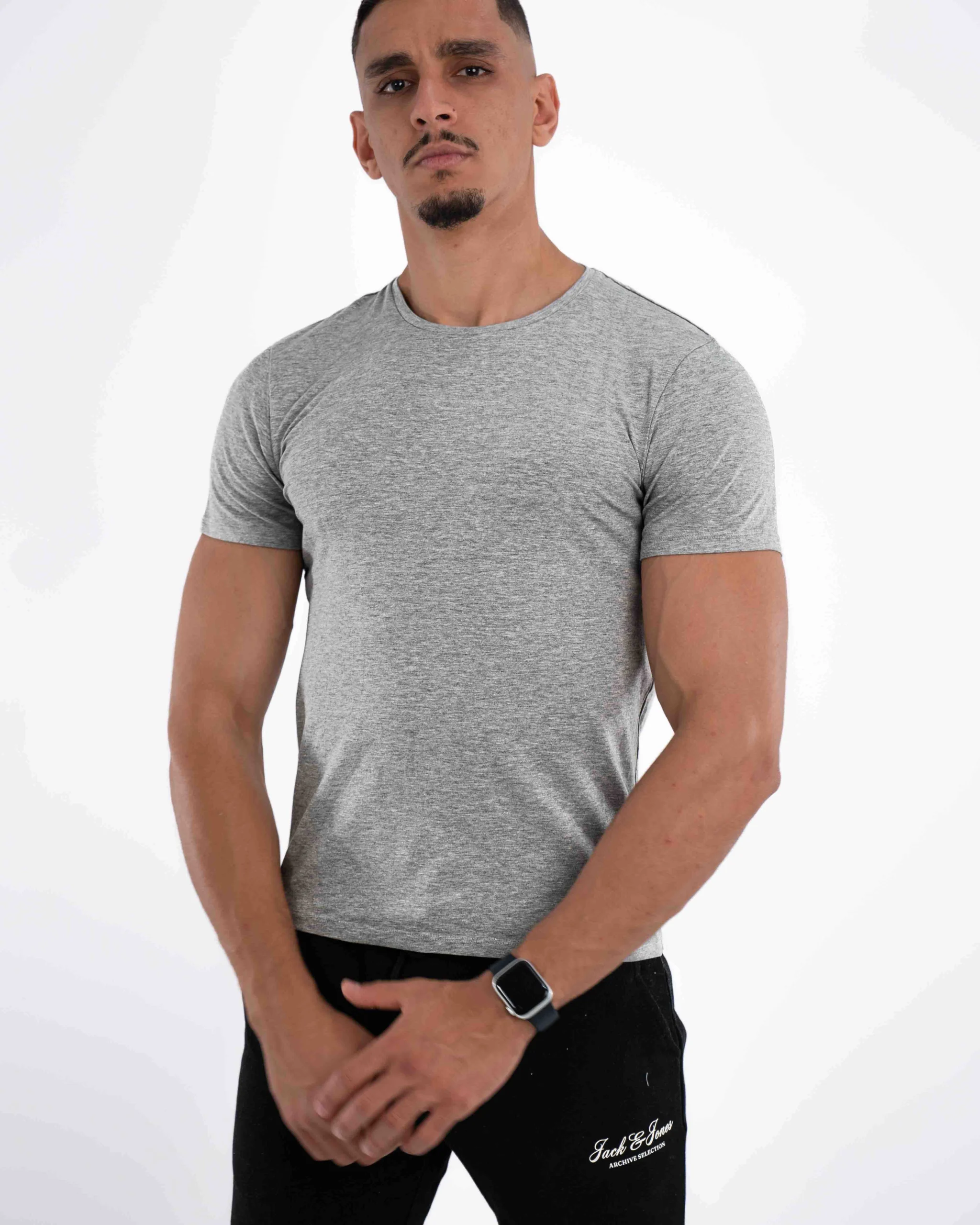 T-Shirt Celio Gris Chiné