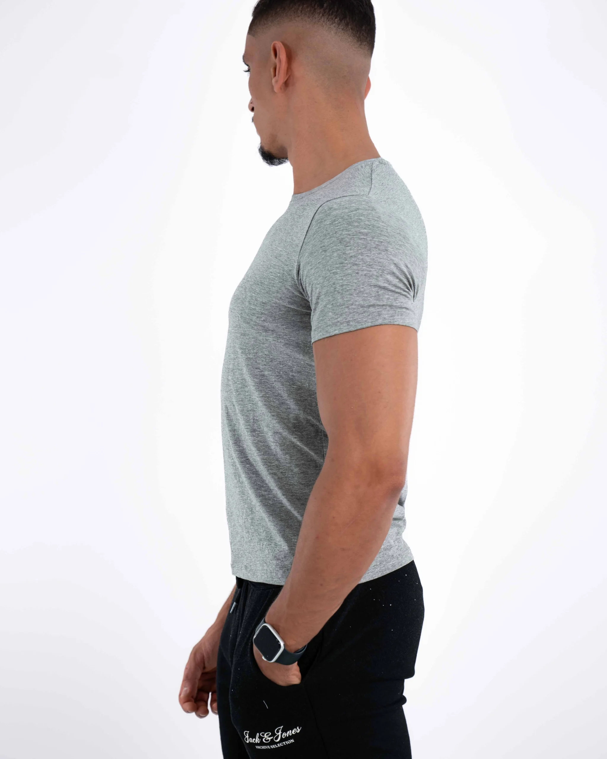 T-Shirt Celio Gris Chiné