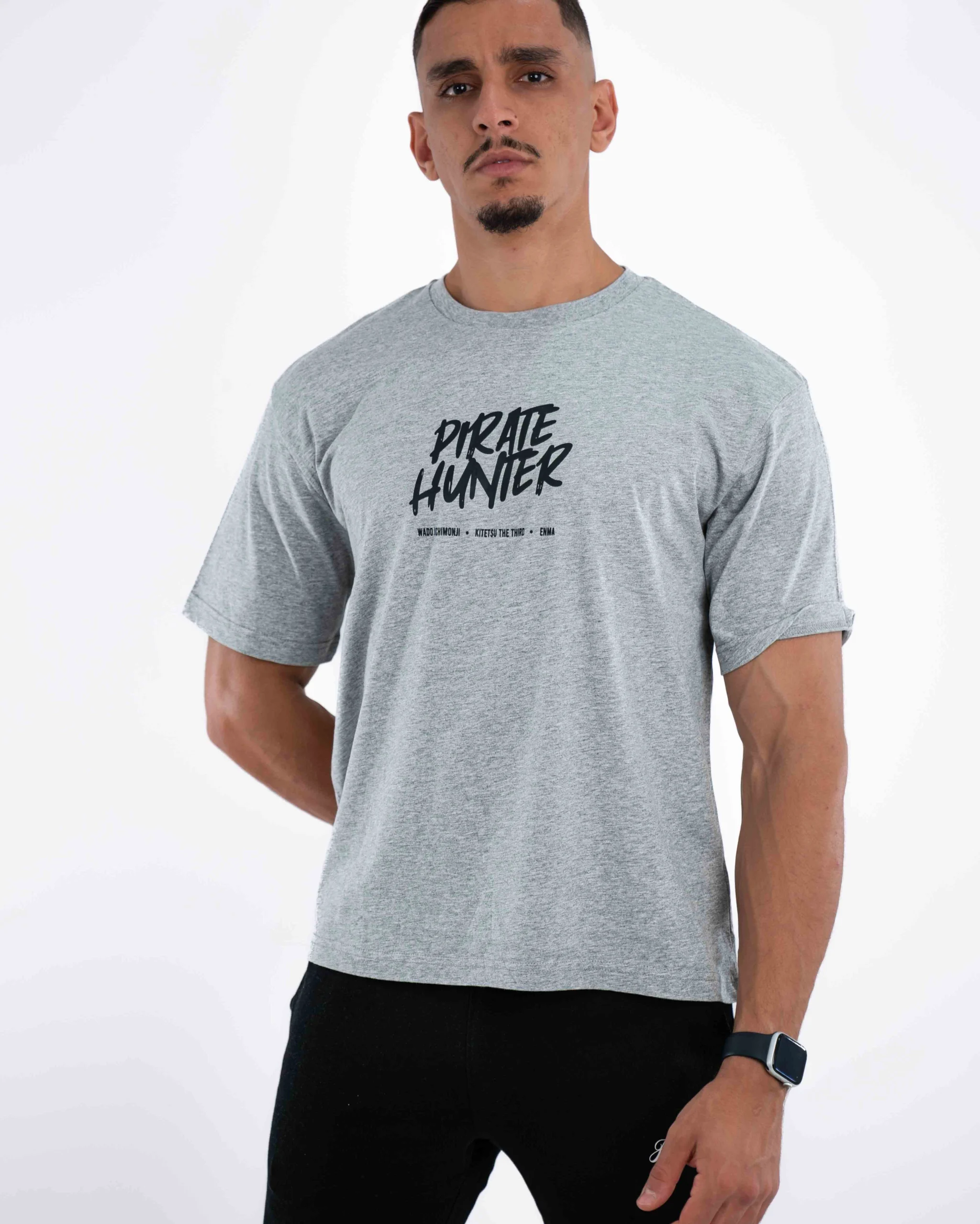 T-Shirt Celio Print Gris Chiné
