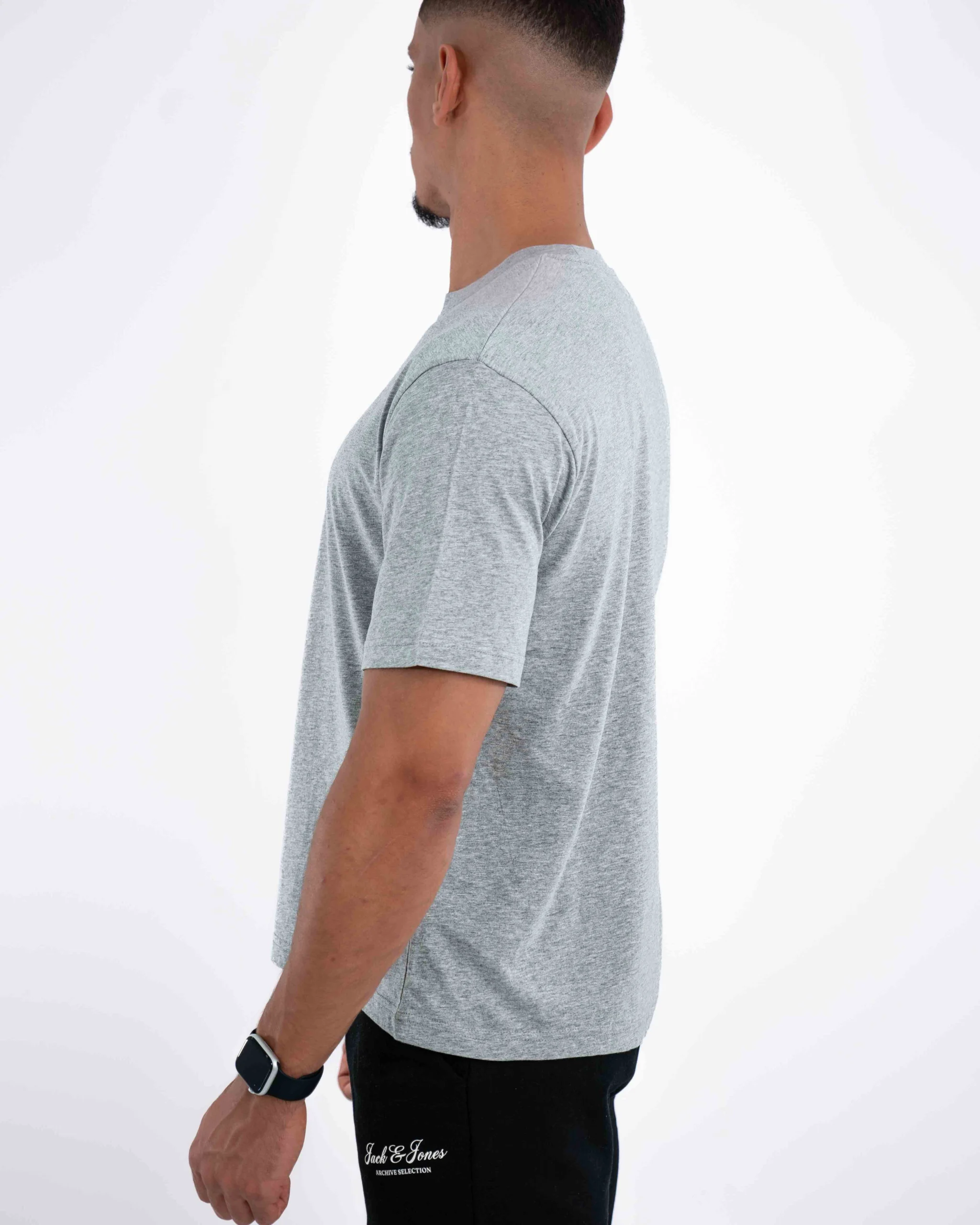 T-Shirt Celio Print Gris Chiné