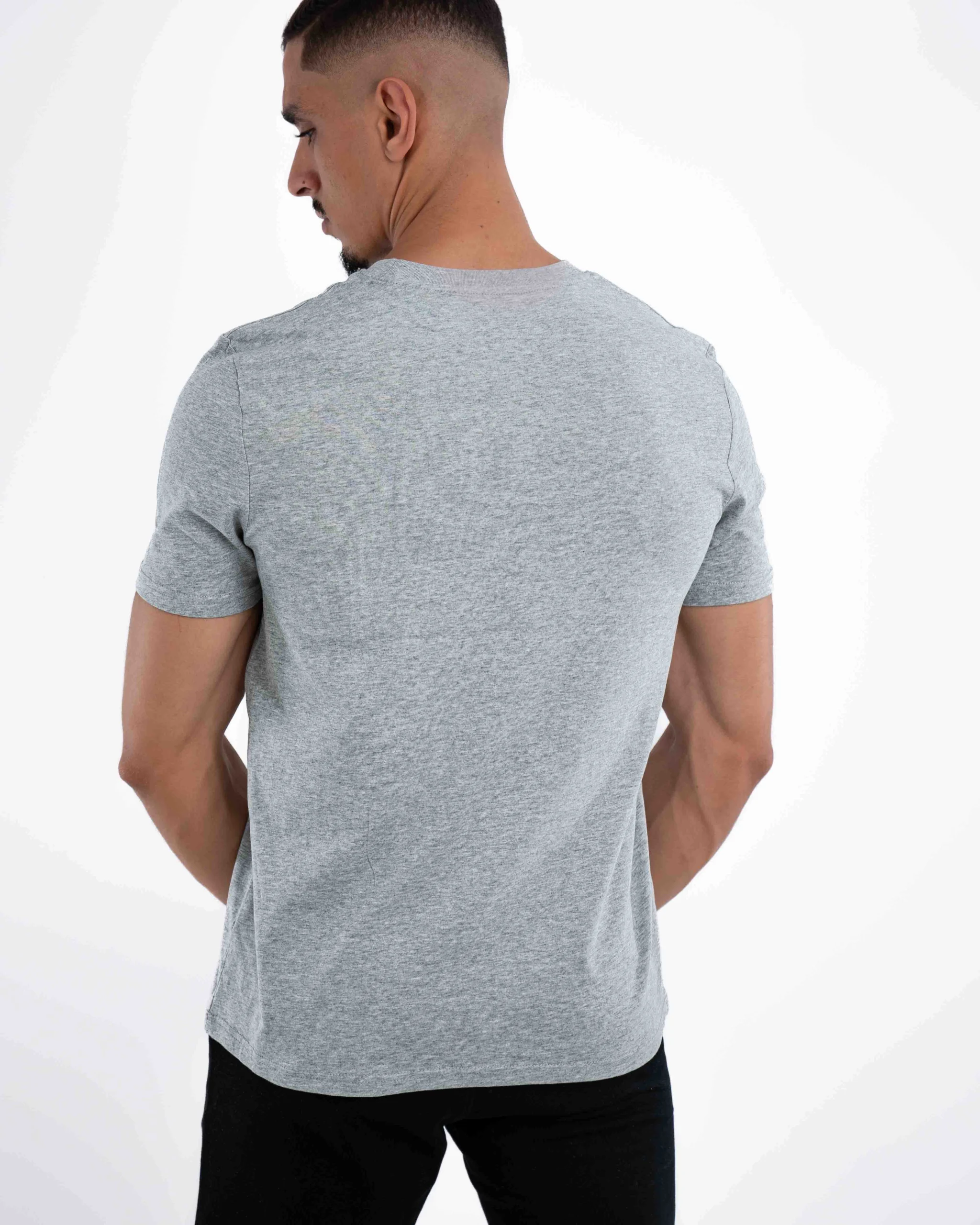 T-Shirt Celio Print Gris Chiné