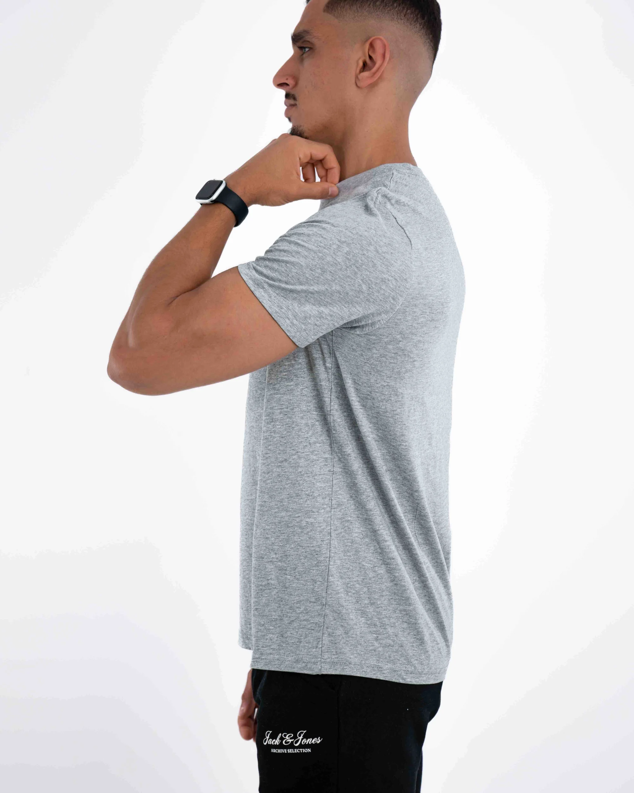 T-Shirt Celio Print Gris Chiné