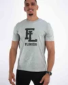 T-Shirt Celio Print Gris Chiné