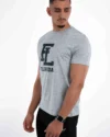 T-Shirt Celio Print Gris Chiné – Image 3