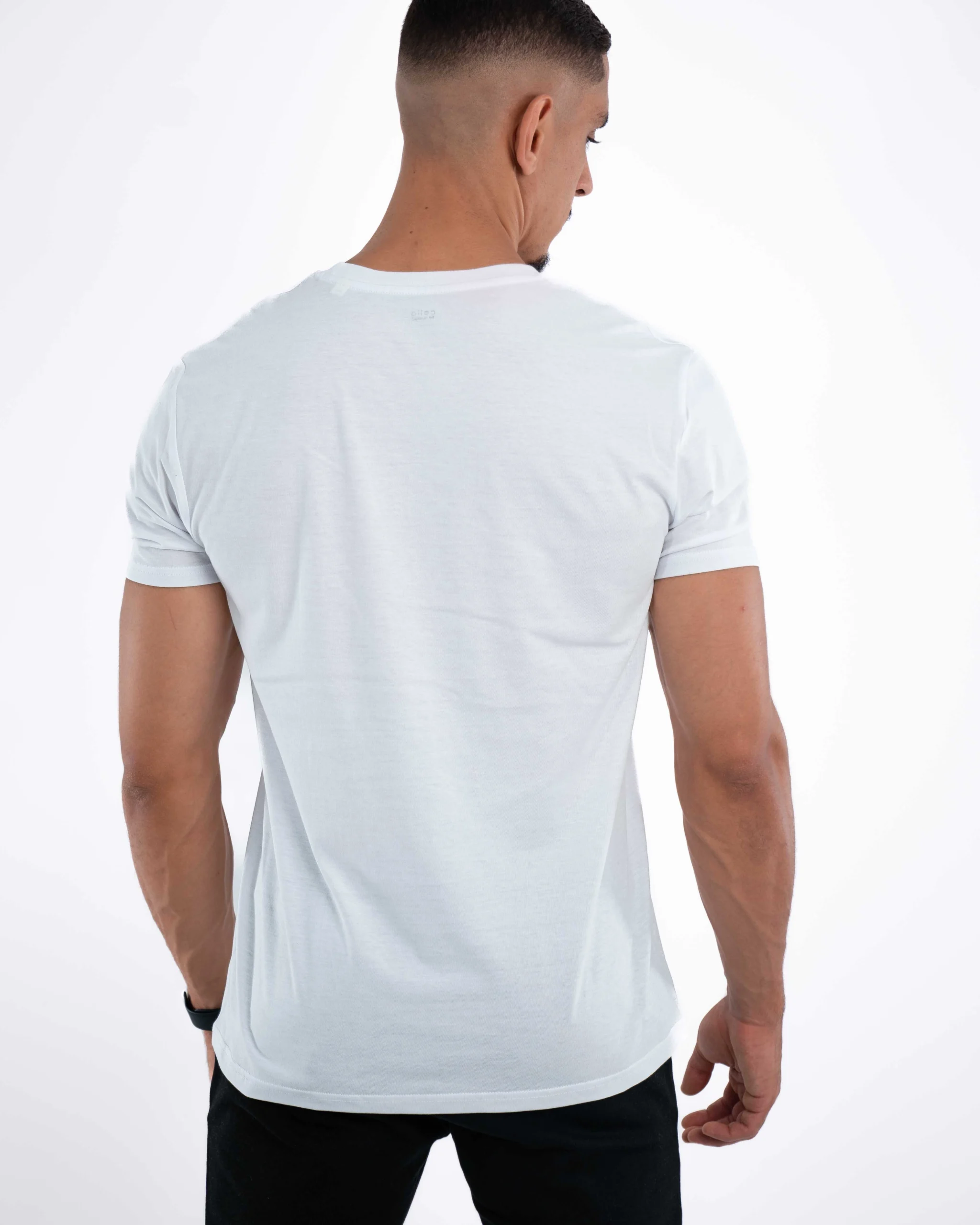 T-Shirt Celio Print Blanc
