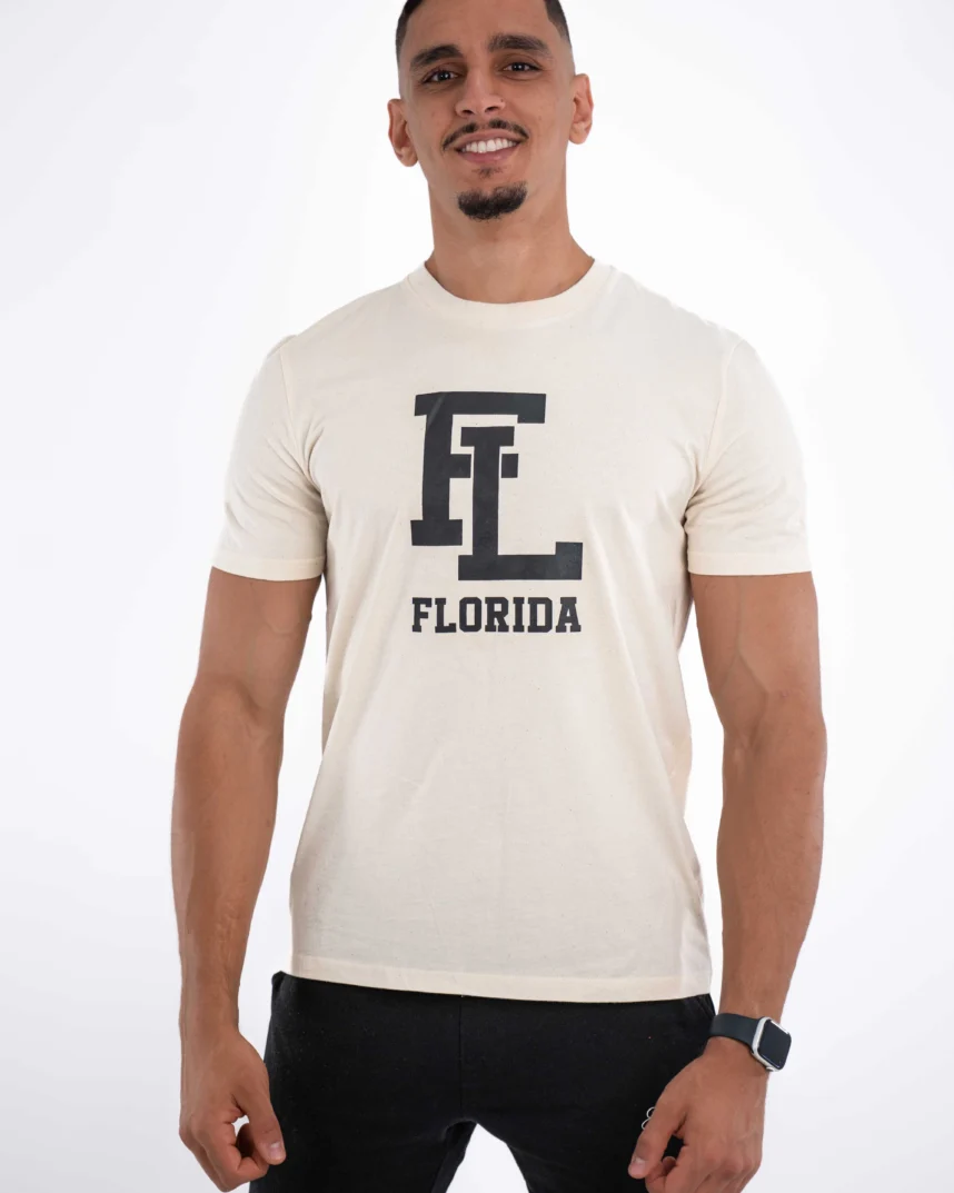 T-Shirt Celio Print Crème