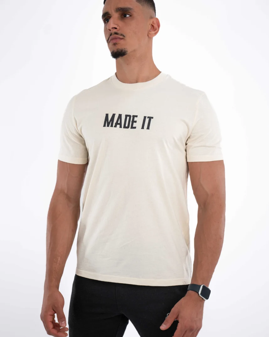 T-Shirt Celio Print Crème