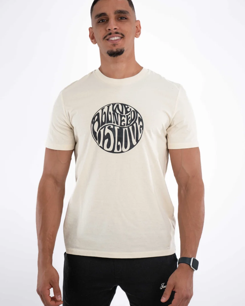 T-Shirt Celio Print Crème