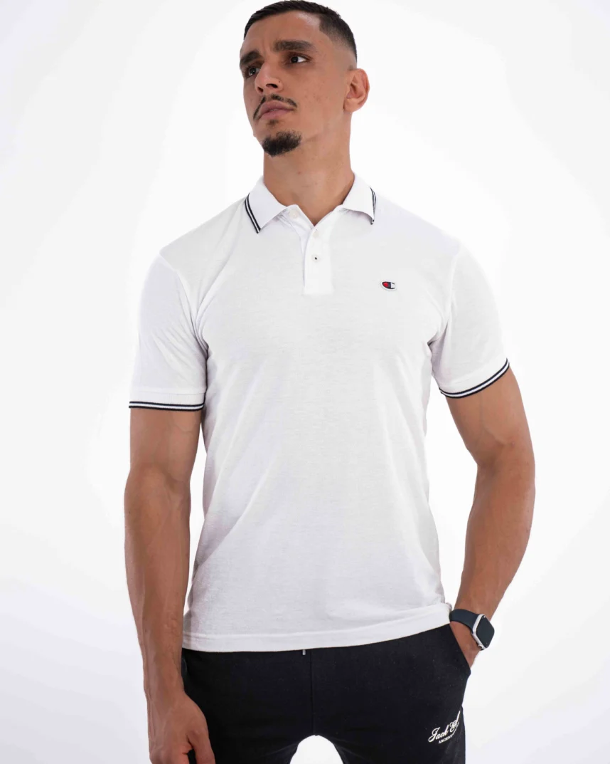 Polo Demi-Manches Champion Blanc