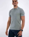 Polo Demi-Manches Champion Gris Chiné