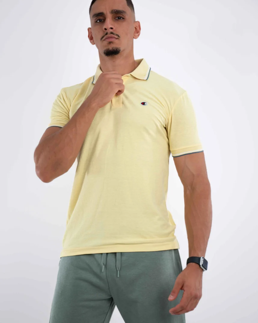 Polo Demi-Manches Champion Jaune